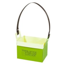 Сумка збірна, моноручка 15х10х10см, MHB 151010 green+ cream