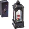 Новогодний декоративный Фонарь с музыкой, снегом и подсветкой 22*8см