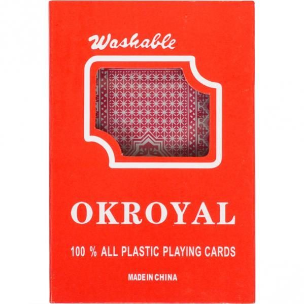Карты игральные, пластиковые «OKROYAL 1 колода» 54 карты Карты игральные, пластиковые “OKROYAL 1 колода“ 54 карты