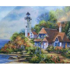 Картина по номерам 30*40см “Маяк“ OPP (холст на раме краски, кисти ) 2033EKTL_O