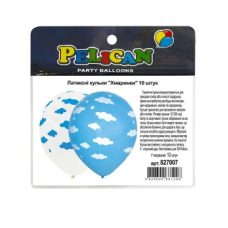 Шарики латексные Pelican 12“ (30см) “Облака“ 10шт Голубой Pelican 827007 Шарики латексные Pelican 12“ (30см) “Облака“ 10шт Голубой Pelican 827007