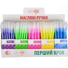 Ручка масляна 0,7мм “Alfa“ “С“ 8007 мікс Ручка масляна 0,7мм “Alfa“ “С“ 8007 мікс