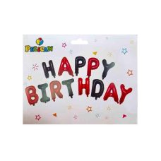 Набор из 13 шаров-букв, HAPPY BIRTHDAY 40см, красно-черный 837107