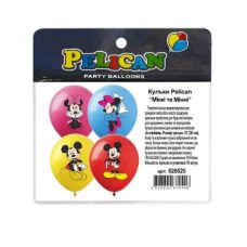 Кульки 12“ (30см) “Мікі та Мінні“ 10 шт Pelican 828525