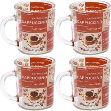Чашка скло “Cappuccino“ 200мл ZB024