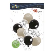 Набір з 10 латексних кульок “Мужчий стиль“ вінтажний, Pelican (837413) Набір з 10 латексних кульок “Мужчий стиль“ вінтажний, Pelican (837413)