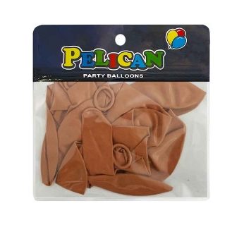 Шарики 10“ (26см) винтажный бежево-коричневый, 10 шт/уп Коричневый Pelican 811055 Шарики 10“ (26см) винтажный бежево-коричневый, 10 шт/уп Коричневый Pelican 811055