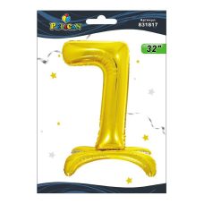 Цифра на подставке Pelican, “7“ золото 80см 831817 Цифра на подставке Pelican, “7“ золото 80см 831817
