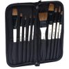 Набір кистей художніх з натуральною ворсою 10 шт watercolor brush