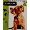 Блокнот А6 белый фон, верхняя пружина, 50 листов офсет, клетка “Pet Collection“, обложка мягкая 139001