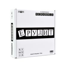 Настільна гра Ерудит чорно-білий українською мовою Strateg 30640