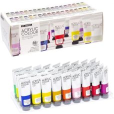 Краска акриловая 22мл “Art Ranger“ 36 цветов “Acryliс neon/matallic/glitter/regular“ FEA3622T-2
