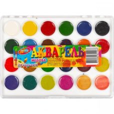 Акварель 24 кольори “Колорит“ пластик 18,5*13,5см КАП-24