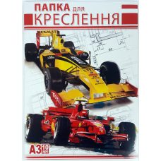 Папка для черчения А3 10 листов 180г/м2 (бумага для чертежей) Ц349006У Папка для черчения А3 10 листов 180г/м2 (бумага для чертежей) Ц349006У