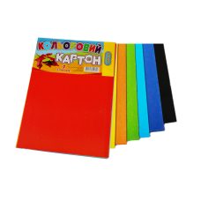 Картон кольоровий A4 7аркушів/7 кольорів крейдований “Люкс-колор“ ЦК-7 Картон кольоровий A4 7аркушів/7 кольорів крейдований “Люкс-колор“ ЦК-7