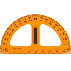 Транспортир для шкільної дошки 50 см 180° із ручкою