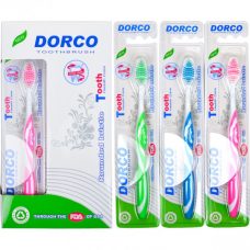 Зубные щетки “Dorco“ 18,5 см с гибкой головкой Зубные щетки “Dorco“ 18,5 см с гибкой головкой