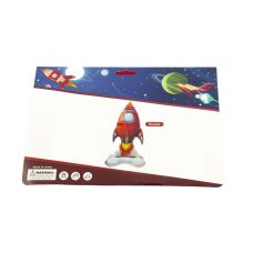 Кулька фольгована 3D фігурна Ракета 129*79см YY-F0976 Кулька фольгована 3D фігурна Ракета 129*79см YY-F0976