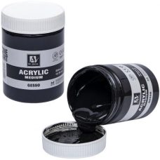 Ґрунт художній акриловий Acrylic Medium 500g Чорний GESSO PA61303.500