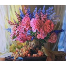 Картина за номерами “Букет“ 40*50 см, фарби -акрил, кисть — 3 шт 6386EOTG_B