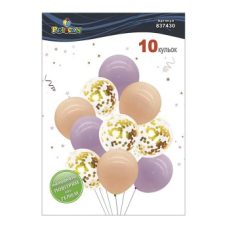 Набор из 10 латексных шариков “Лавандовое сияние“ макарун, Pelican (837430)