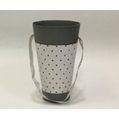 Коробка декоративна для квітів, горошок, 13,5x8x22см, W3051 Коробка декоративна для квітів, горошок, 13,5x8x22см, W3051