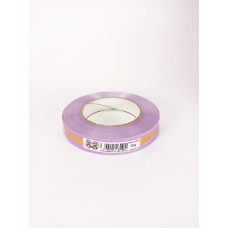 Стрічка пластикова 2 см, 50 ярд, бузкова + 3 золоті смужки, BELATEX PAS20 - lilac