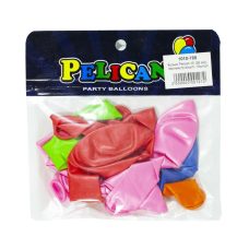 Кульки Pelican 10“ (26 см), перламутр асорті, 10 шт/пач, 815788 Різнобарвний Pelican (815788/1010-788)