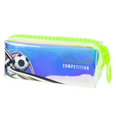 Пенал силиконовый “Football“ 1 отделение 18,5*7,5*6,5см, mix, P601-4