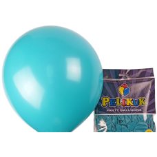 Кульки круглі Pelikuk 13“ (33 см) пастель бірюзовий 50шт/уп 1350C-134