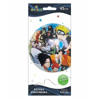 Кулька фольгована Pelican, NARUTO, 45см, 835120 Кулька фольгована Pelican, NARUTO, 45см, 835120