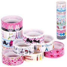 Скотч декоративний 1,5см*2 м №11 “малюнок світлий“ 2-95