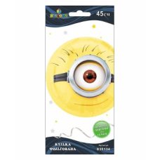Кулька фольгована Pelican, Веселун міньйон Стюарт, 45см, 835134 Кулька фольгована Pelican, Веселун міньйон Стюарт, 45см, 835134