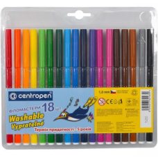 Фломастери Centropen 18 кольорів