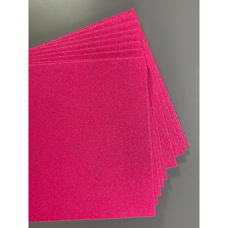 Фоаміран 1,7 мм «Рожевий» Fluorescent Glitter HQ A4 (21X29,7CM) 10листів, 17FA4-003 Фоаміран 1,7 мм “Рожевий“ Fluorescent Glitter HQ A4 (21X29,7CM) 10листів, 17FA4-003