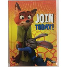 Блокнот для нотаток А6, тверда обкладинка, 48 листів офсет, клітинка, “ZooToPia“ “Нік і Джуді“ 20 (шт ), Ц724007У