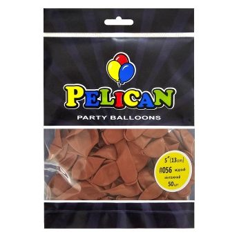 Шарики латексные 5“(13см) винтажный медныйй Pelican 50шт (805056) Шарики латексные 5“(13см) винтажный медныйй Pelican 50шт (805056)