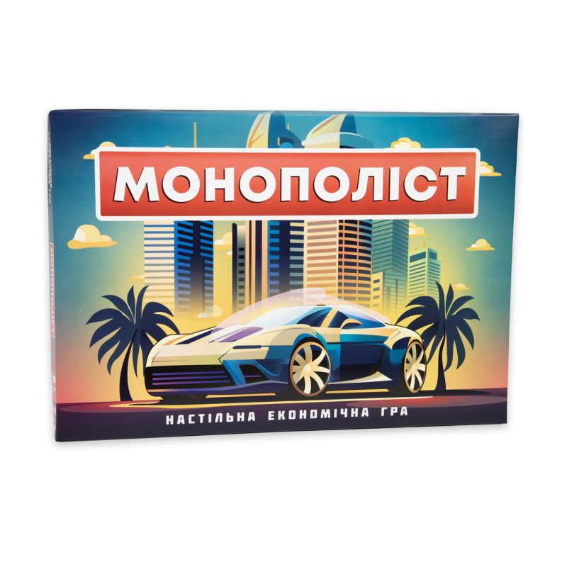Настольная игра Strateg Монополист экономическая на украинском языке 30983